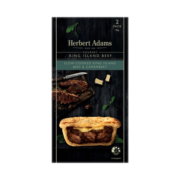 Herbert Adams Slow Cooked King Island Beef & Camembert 400g