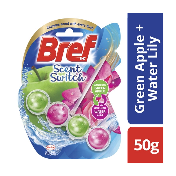 Bref Floral Apple & Water Lily Scent Switch Toilet Cleaner 50g