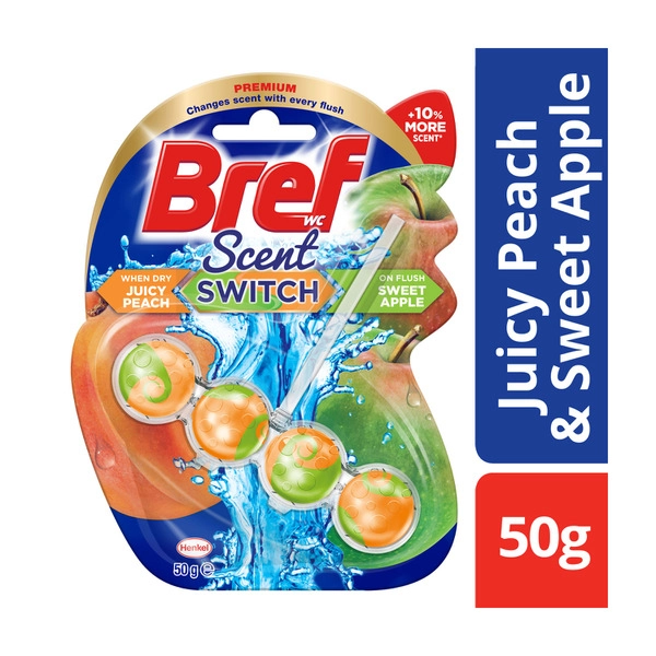 Bref Scent Switch Peach & Apple Toilet Cleaner 50g