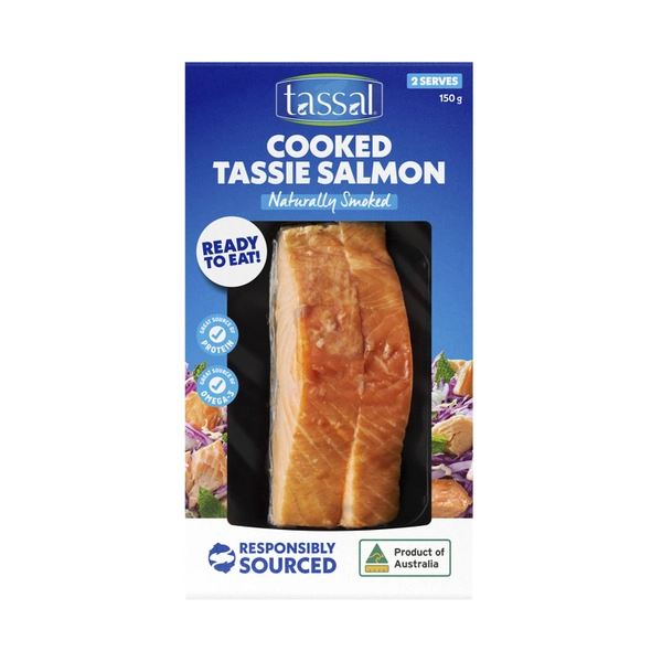 Tassal Hot Smoked Salmon Natural 150g