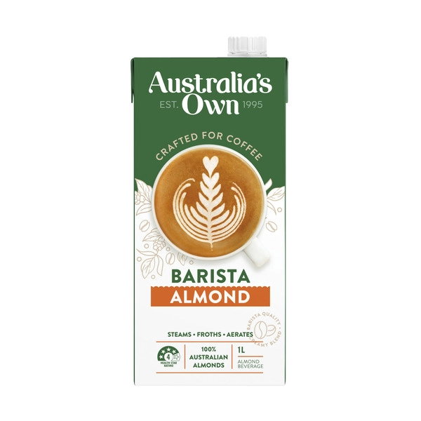 Australia's Own Barista AUSTRALIAS OWN ALMOND BARISTA MILK 1 LITRE 