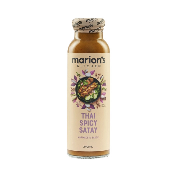 Marion's Kitchen Gluten Free Thai Spicy Satay Marinade 240mL