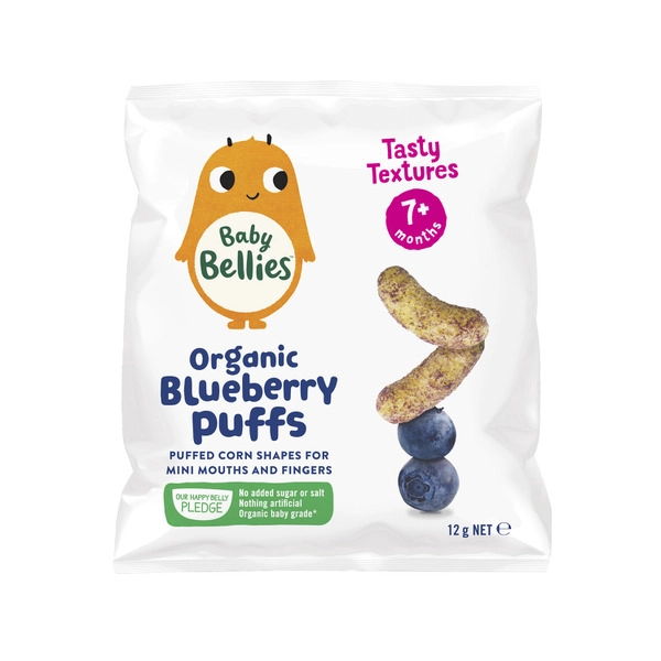 Baby Bellies Organic Blueberry Puffs 7+ Months 12g