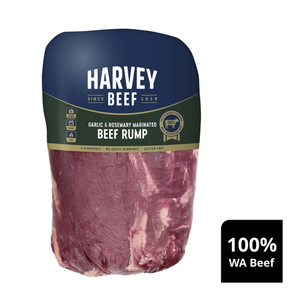 Harvey Beef Garlic & Rosemary Marinated Beef Rump approx. 1.2kg