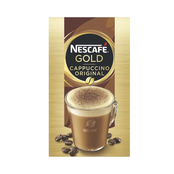 Nescafe Gold Cappuccino Original Coffee Sachets 8 Pack 123g