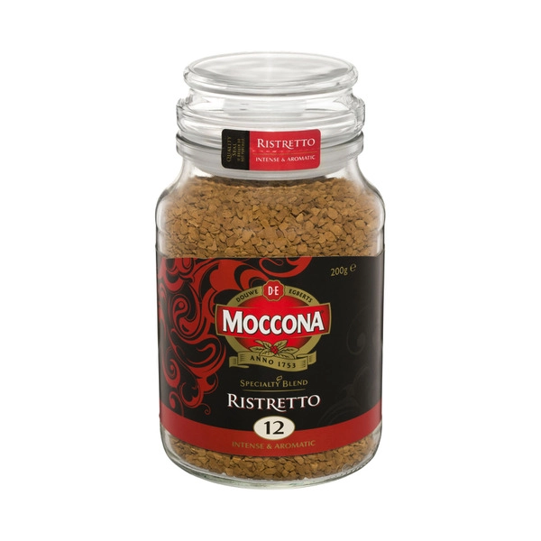 Moccona Ristretto Freeze Dried Coffee Intensity 12 200g