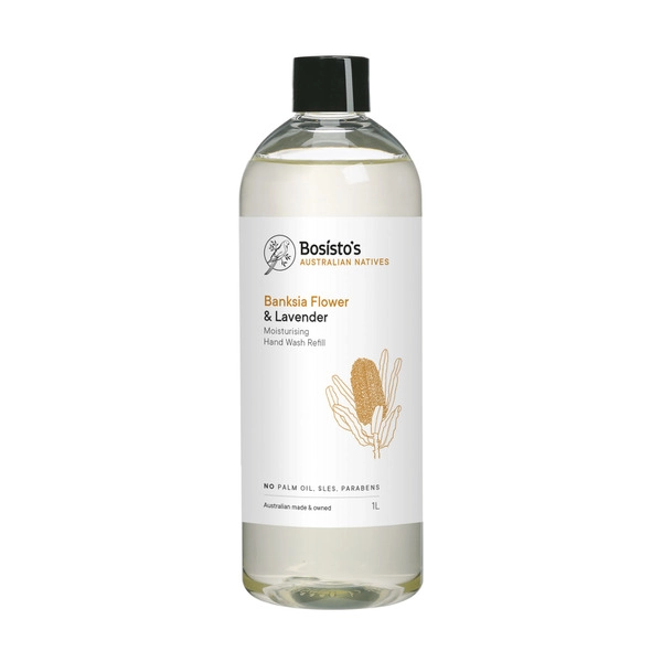 Bosisto's Banksia Flower & Lavender Hand Wash Refill 1L