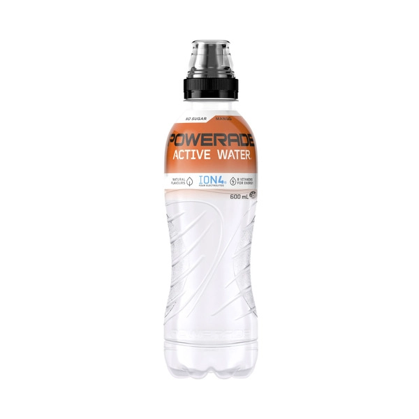 Powerade Active Water POWERADE ACTIVE WATER SPORTS DRINK:MANGO:.:600ML 