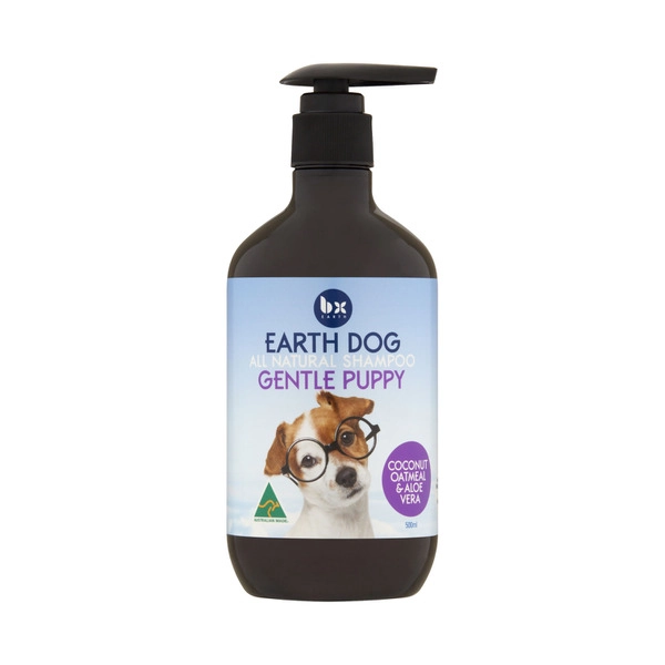 BX Earth Dog Gentle Puppy Coconut Oatmeal & Aloe Vera All Natural Shampoo 500mL