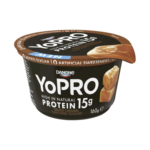 Danone Yopro Salted Caramel Flavoured Yoghurt 160g