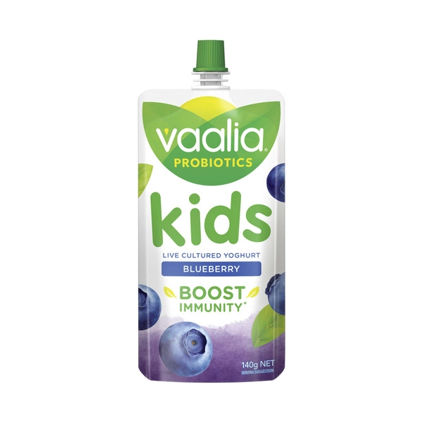 Vaalia Kids Pouch Yoghurt Blueberry 140g