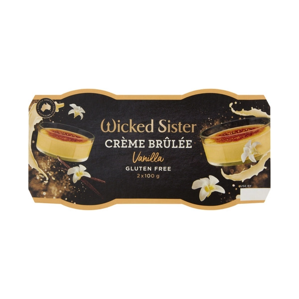 Wicked Sister Vanilla Creme Brulee 2x100g 200g