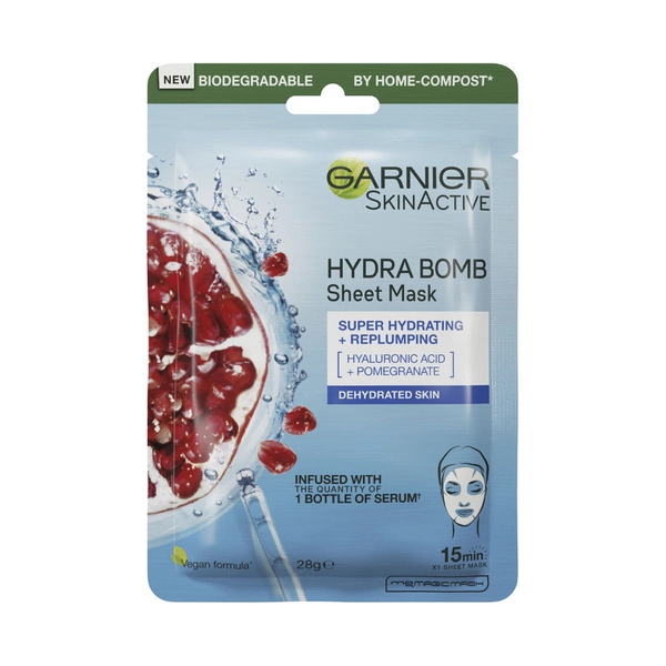 Garnier Hydrabomb Tissue Mask Pomegranate 28g