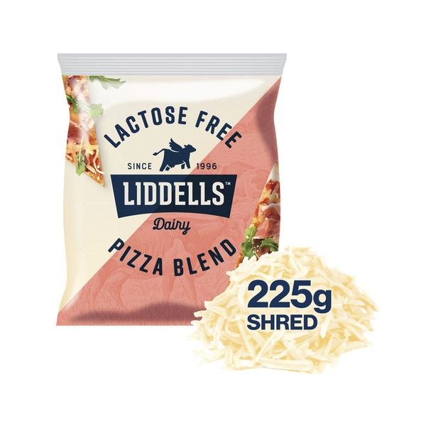 Liddells Lactose Free Shredded Cheese Pizza Blend 225g