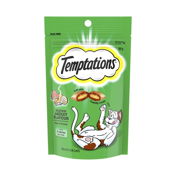 Temptations Cat Treats Seafood Medley Flavour 85g