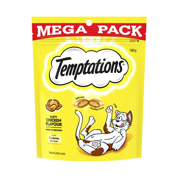 Temptations Cat Treats Tasty Chicken Flavour 180g