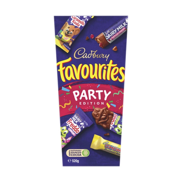 Cadbury Favourites Party CADBURY FAVOURITES PARTY EDITION BOXED CHOCOLATE 520G 