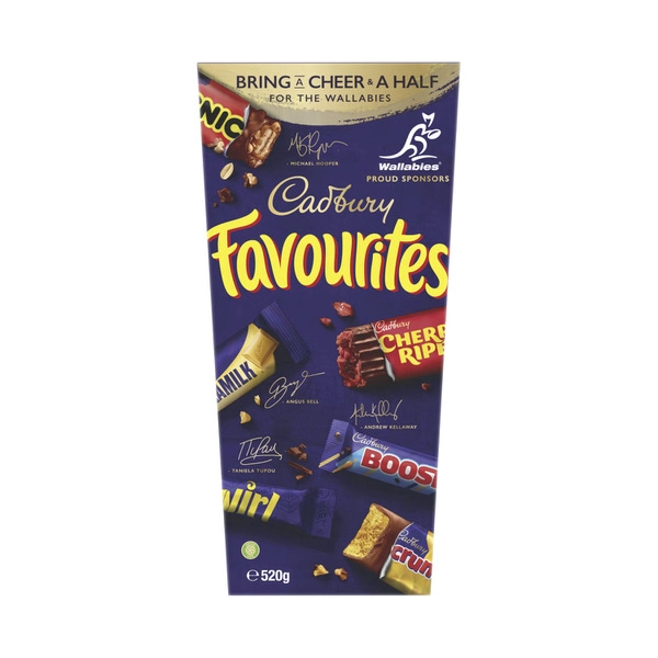 Cadbury Favourites CADBURY FAVOURITES BOXED CHOCOLATE 520G 