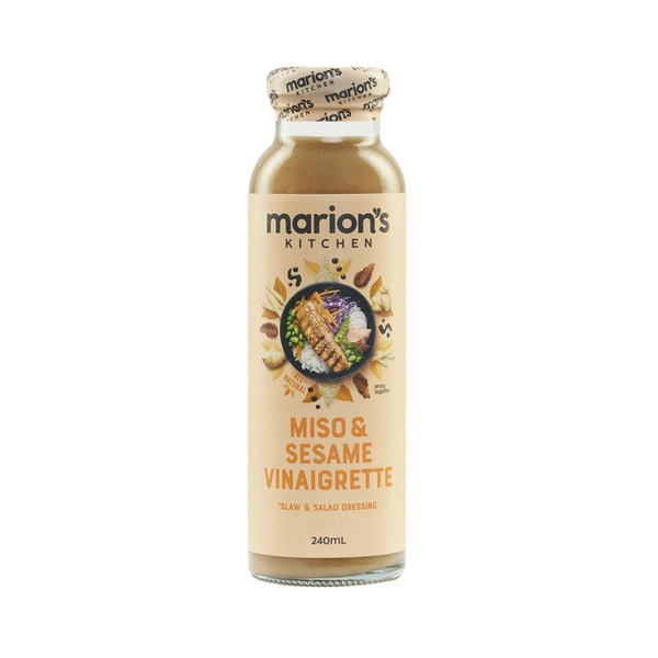 Marion's Kitchen Miso & Sesame Vinaigrette 240mL