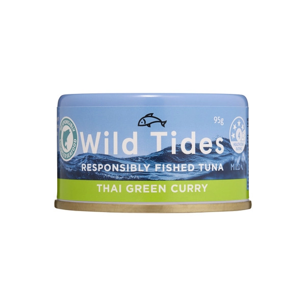 Wild Tides Responsibly Fished Tuna Thai Green Curry Mild 95g