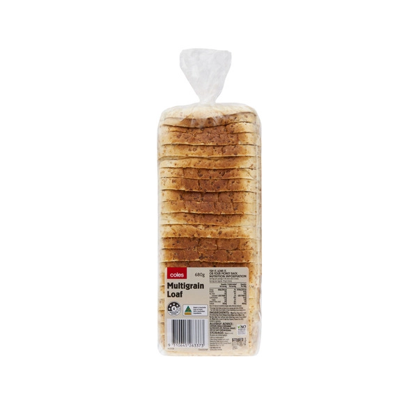 Coles Bakery Multigrain Bread Loaf 680g