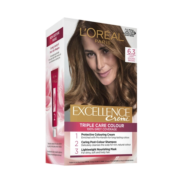 L'Oreal Excellence 6.30 Light Golden Brown 1 each