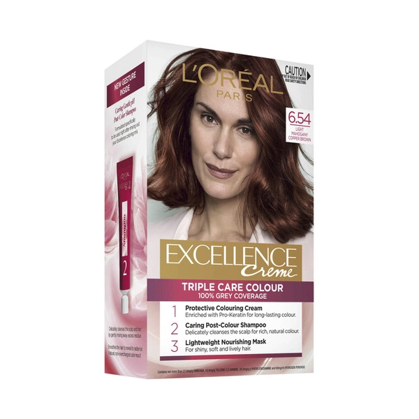 L'Oreal Excellence 6.54 Light Mahogany Copper Brown 1 each