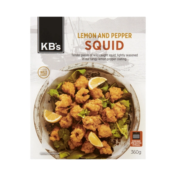 KB Lemon & Pepper Squid 360g