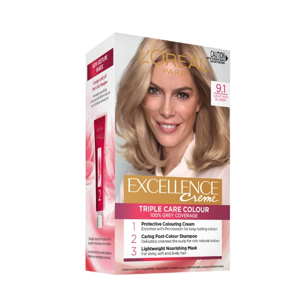 L'Oreal Excellence 9.1 Light Ash Blonde 1 pack