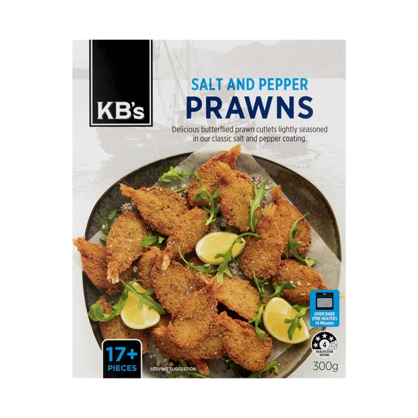 Kb KB SALT AND PEPPER PRAWNS 300G 