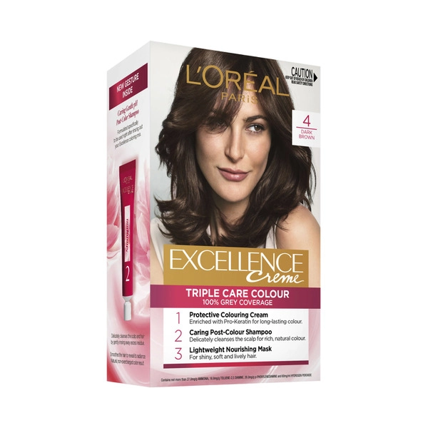 L'Oreal Excellence 4 Dark Brown 1 pack