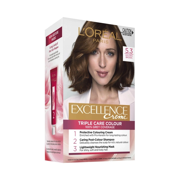 L'Oreal Excellence 5.3 Golden Brown 1 pack