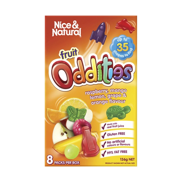 Nice & Natural Fruit Novelties Fruit Oddities 136g