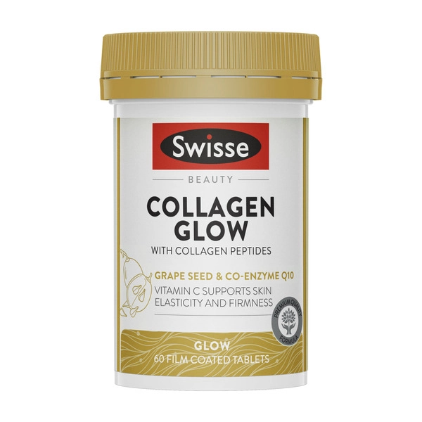 Swisse Beauty Collagen SWISSE BEAUTY COLLAGEN GLOW W COLLAGEN PEPTIDES TABLETS 60PK 