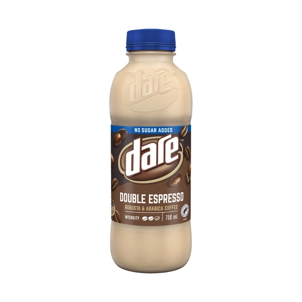 Dare No Sugar Added Iced Coffee Double Espresso 750mL