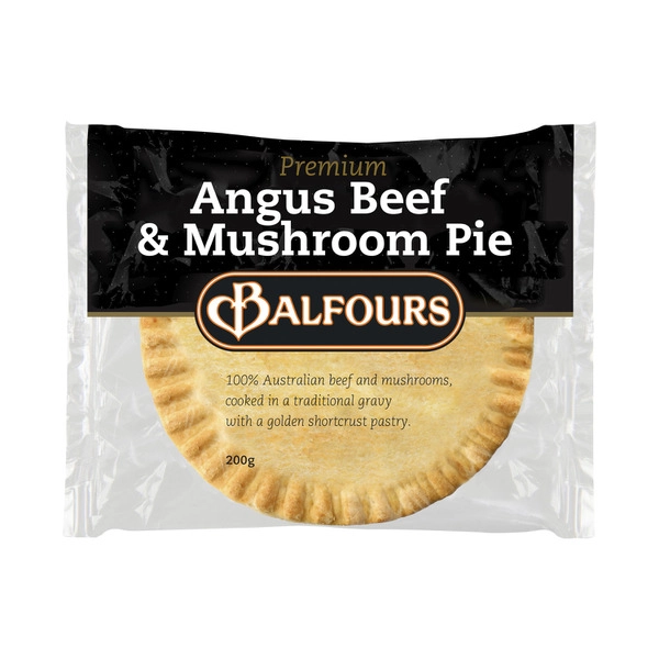 Balfours Premium Angus Beef Mushroom Pie 200g