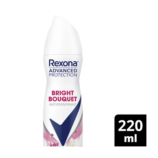 Rexona Antiperspirant REXONA ANTIPERSPIRANT AEROSOL WOMEN ADVANCED BRIGHT BOUQUET 220 ML 