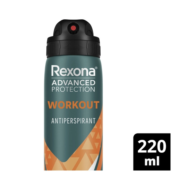 Rexona Men Antiperspirant REXONA MEN ANTIPERSPIRANT AEROSOL ADVANCED WORKOUT 220 ML 