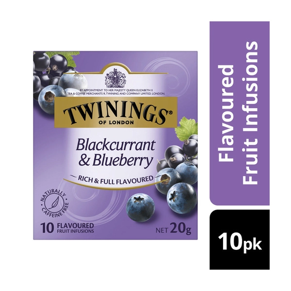 Twining's Blackcurrant & Blueberry Infusions Tea Bags 10 pack