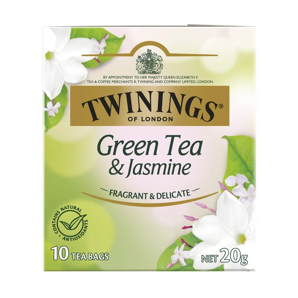 Twining's Green Tea & Jasmine Tea Bags 10 pack