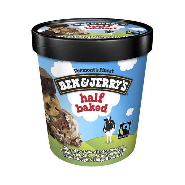 Ben & Jerry's Half Baked Ice Cream Tub 458mL