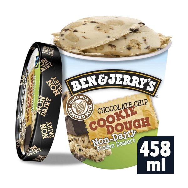 Ben & Jerry's Non Dairy Choc Chip Cookie Dough 458mL