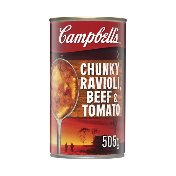 Campbell's Chunky Soup Can Ravioli Beef Tomato 505g