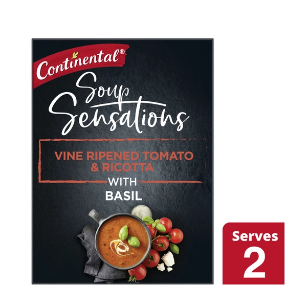 Continental Sensations 2s CONTINENTAL SENSATIONS SOUP VINE RIPENED TOMATO & RICOTTA 2S 54G 