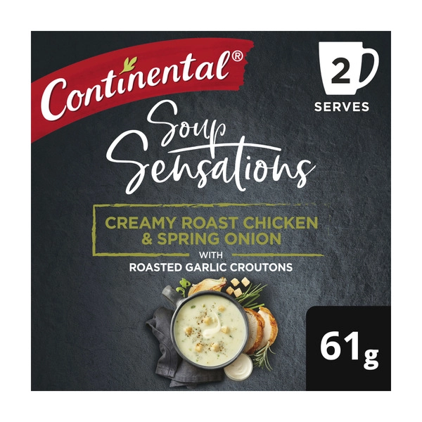 Continental Sensations 2s CONTINENTAL SENSATIONS SOUP CREAMY ROAST CHKN SPR ONION 2S 61G 