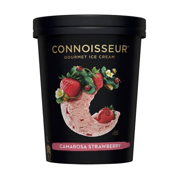 Connoisseur Ice Cream Camarosa Strawberry 1L