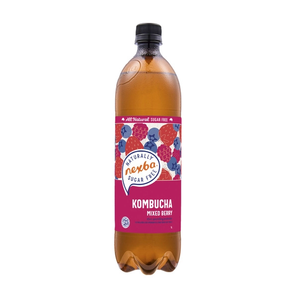 Nexba Mixed Berry Kombucha Drink 1L