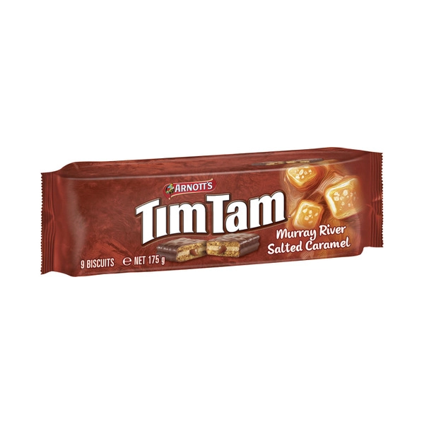 Arnott's Tim Tam Chocolate Biscuits Murray River Salted Caramel 175g