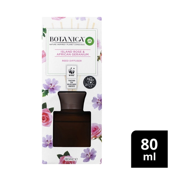 Botanica Island Rose & African Geranium Reed Diffuser 80mL