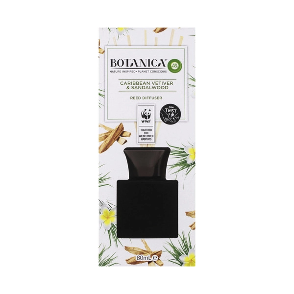 Botanica Caribbean Vetiver & Sandalwood Reed Diffuser 80mL